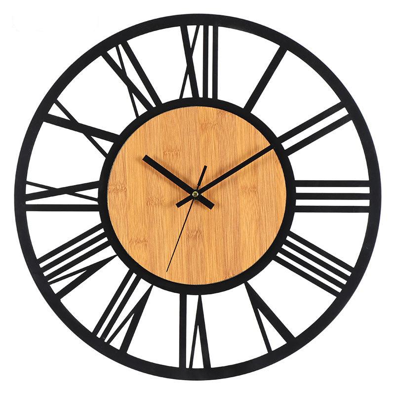 Roman Numbers Silent Wall Décor Clock