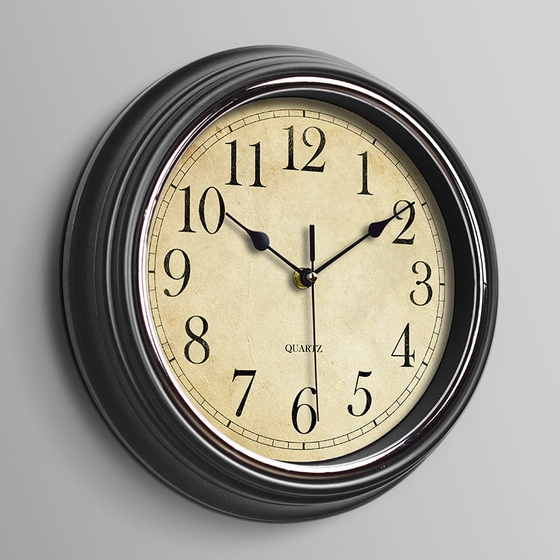 Vintage Silent Clock Classroom or Bedroom 12 Inches