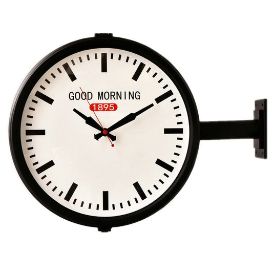 Loforay™ Double Sided Antique Art Deco Silent Wall Clock