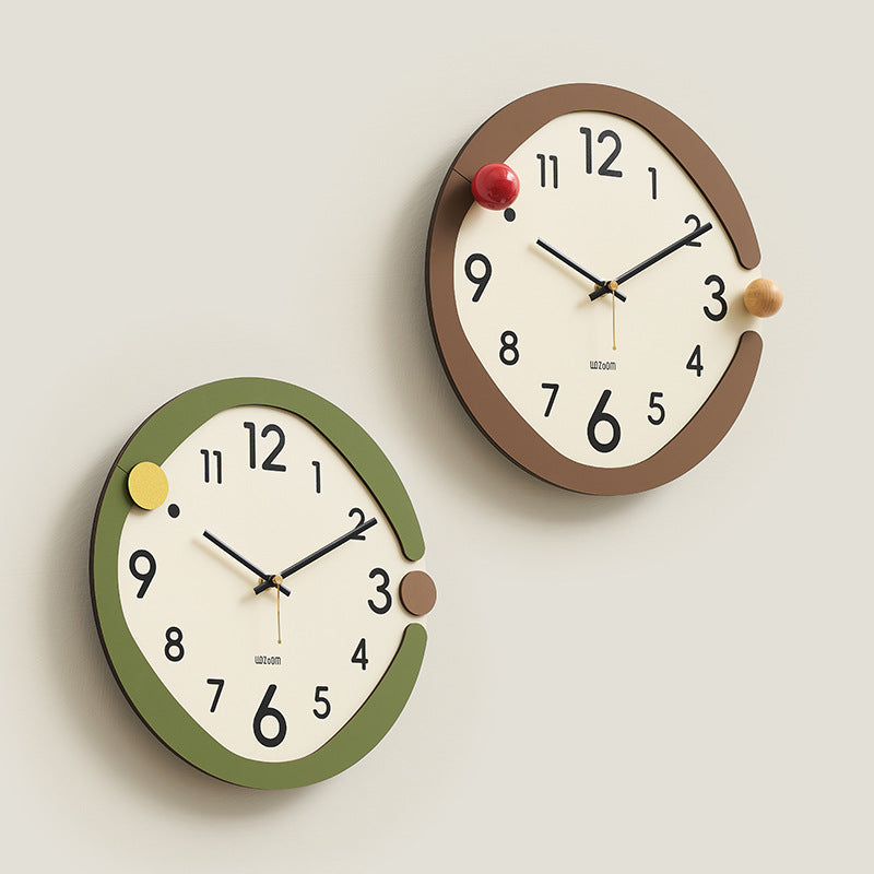 Minimalistic Nordic Wall Décor Silent Clock