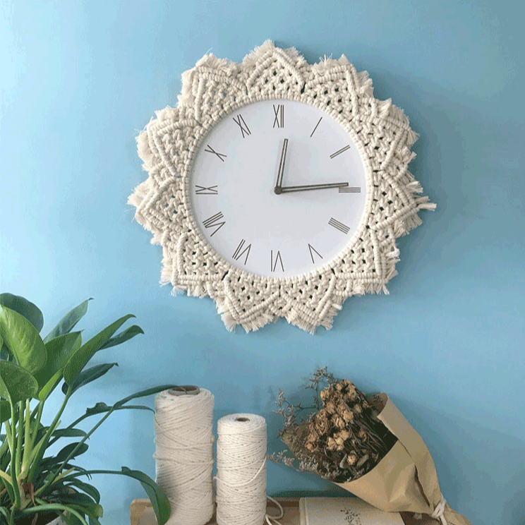 Loforay™ Nordic Roman Numerals Silent Wall Clock