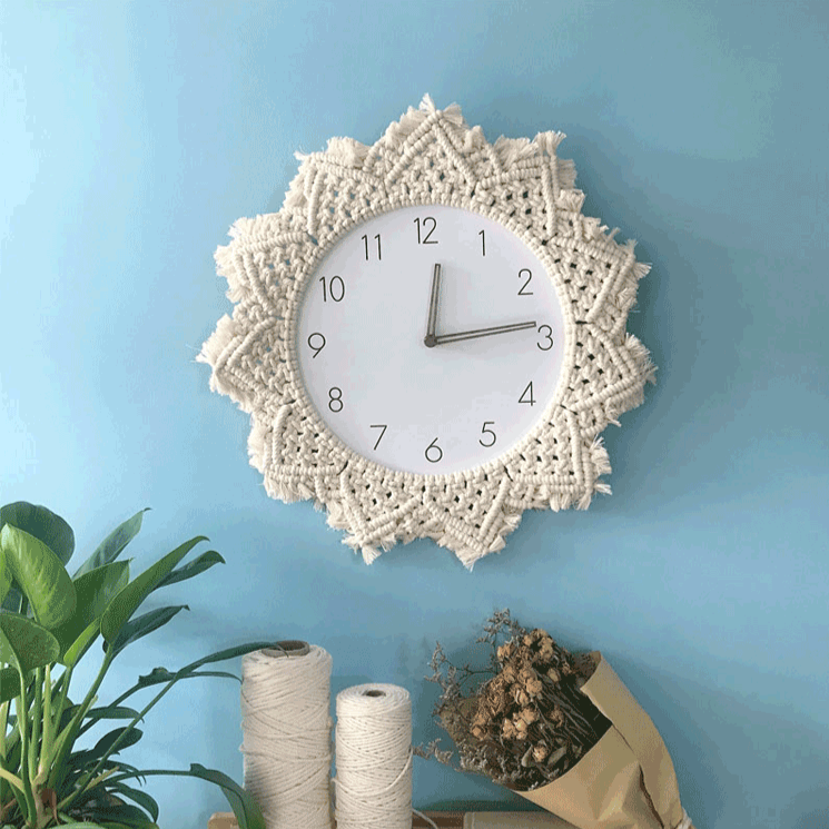 Loforay™ Nordic Roman Numerals Silent Wall Clock