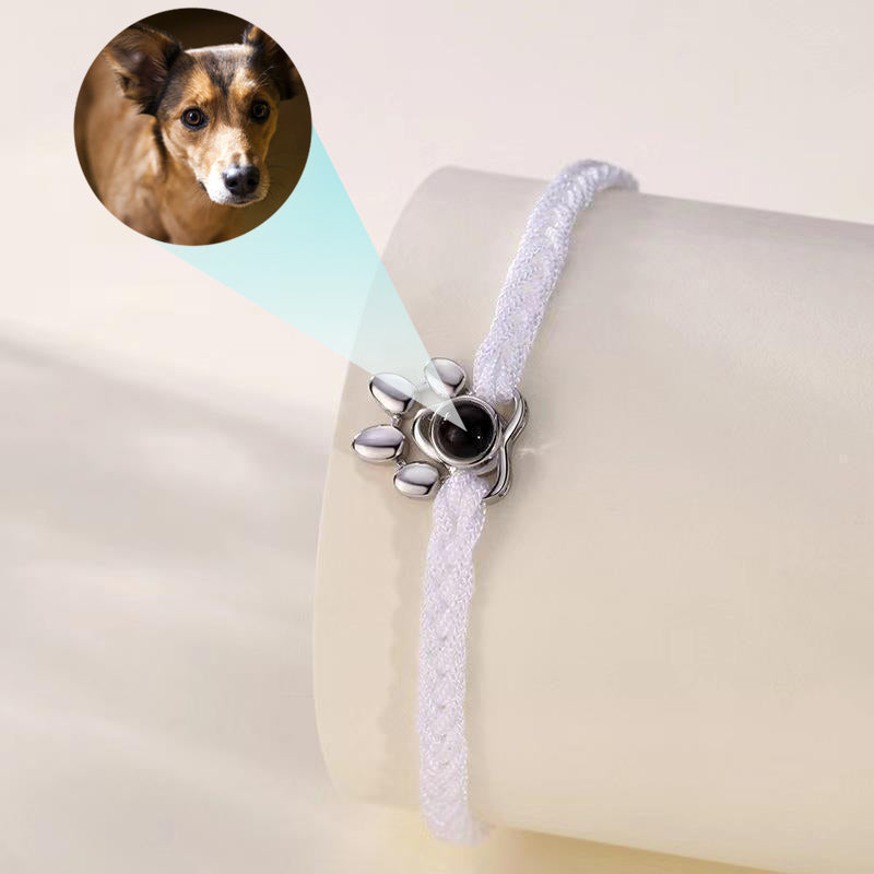 Pet Photo Projection Memorial Bracelet