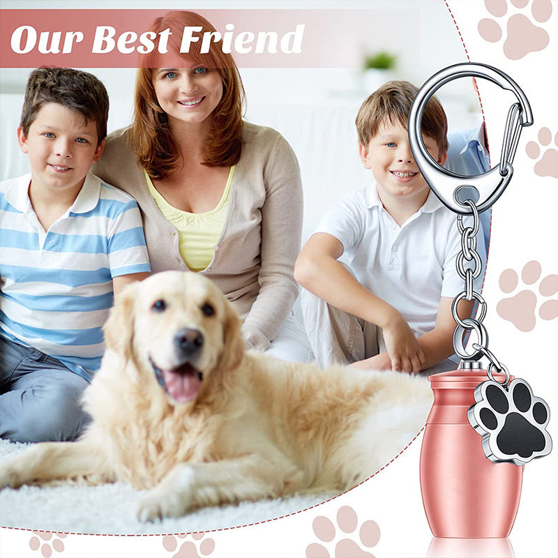 Pet Memorial Gift Dog Loss Gift Custom Urn Keychain