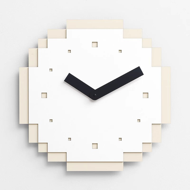 Creative Pixel Style Wall Décor Silent Clock