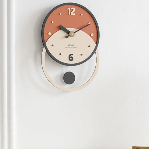 Nordic Minimalist Wall Décor Clock for Living Room