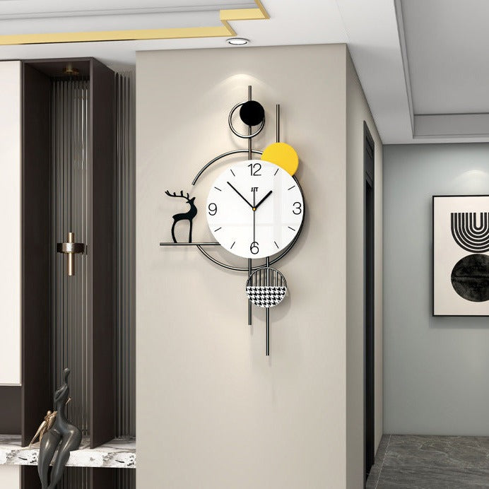 Large Size Pendulum Wall Clock for Livingroom