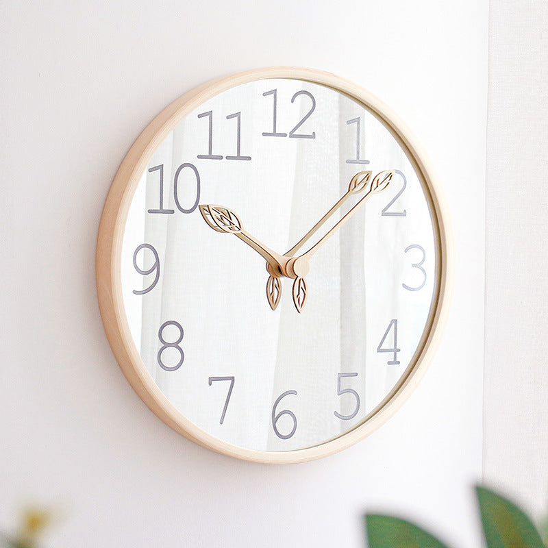 Loforay™ Real Mirror Nordic Circular Silent Wall Clock