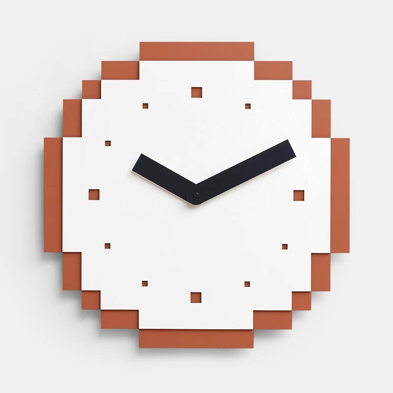 Creative Pixel Style Wall Décor Silent Clock