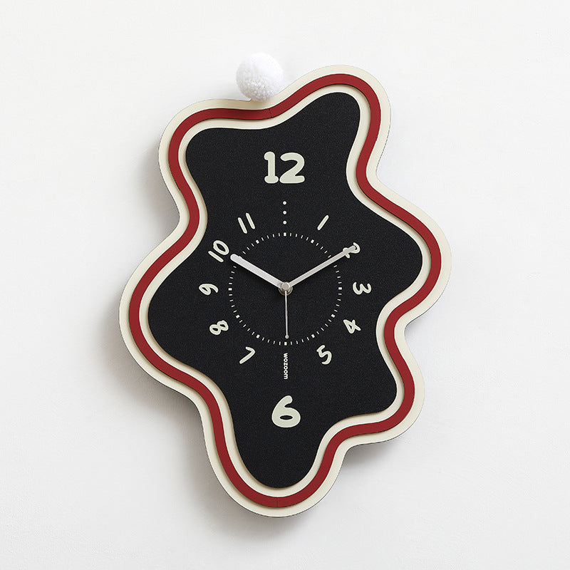 Creative Odd Shaped Wall Décor Silent Clock
