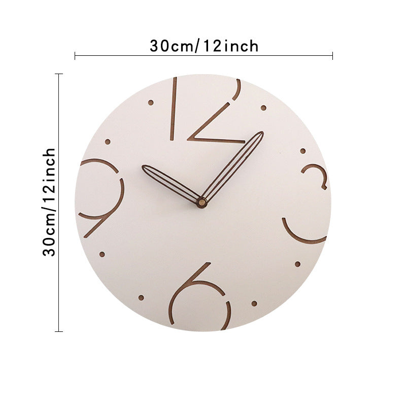Big Numbers Circular Wall Décor Clock