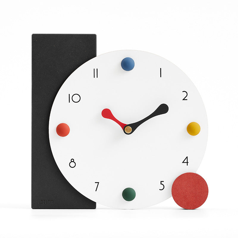 Cute Battery Operated Decorative Table Clock for Bedroom