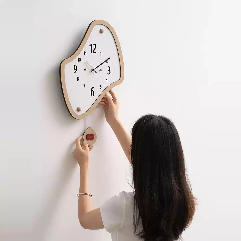 Odd Shaped Modern Silent Wall Clock