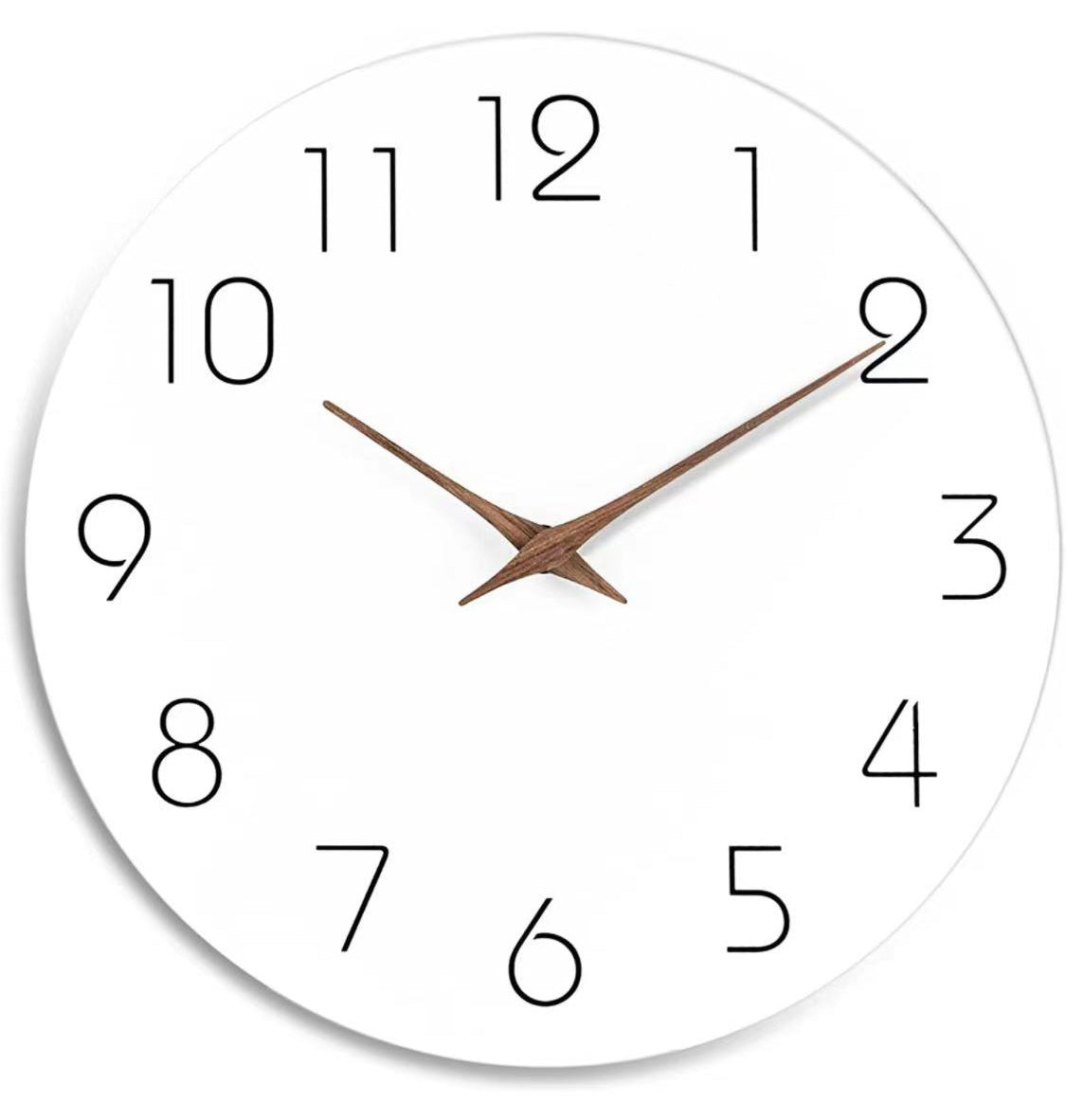 Simple Color Silent Wall Decoration Clock 12 Inches