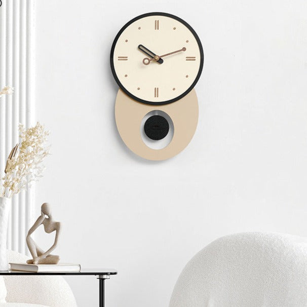 Pendulum Long Wall Décor Clock for Living Room