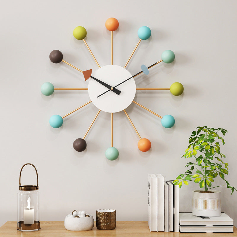 Decorative Large Silent Wall Clock for Living Room 21 Inches