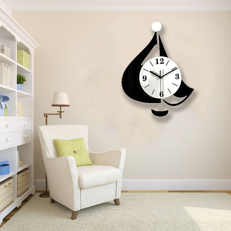Sailboat Pendulum Silent Wall Décor Clock