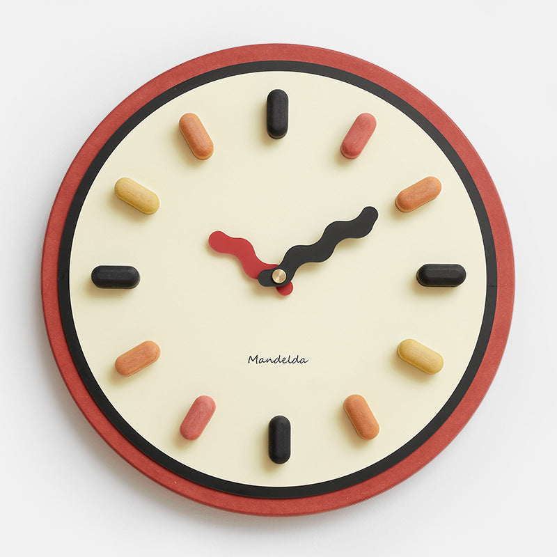 3D Creative Nordic Silent Wall Clock for Livingroom
