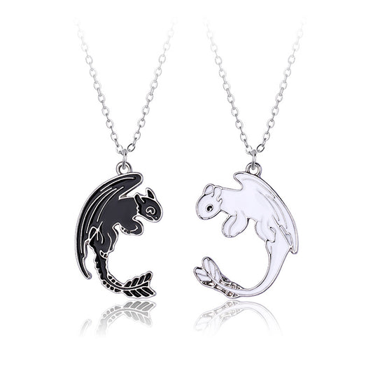 Ghost Matching Best Friend Necklaces Gift Set