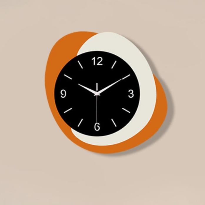 Unique Shaped Silent Wall Decor Clock
