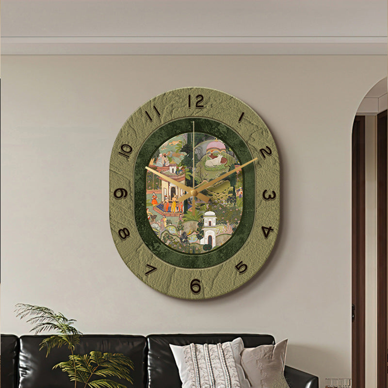 Loforay™ Antique Art Deco Floral Silent Wall Clock