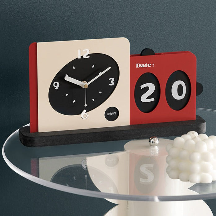 Cute Decorative Table Clock for TV Lounge