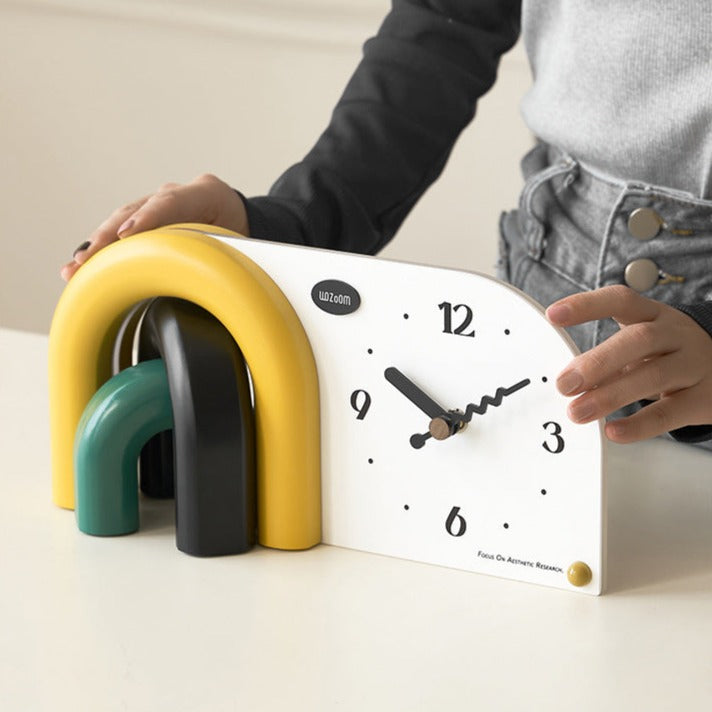 Modern Style Nordic Table Clock for Lounge