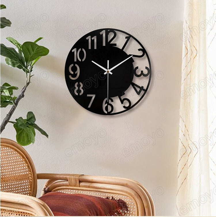 Big Numerals Analog Silent Wall Clock