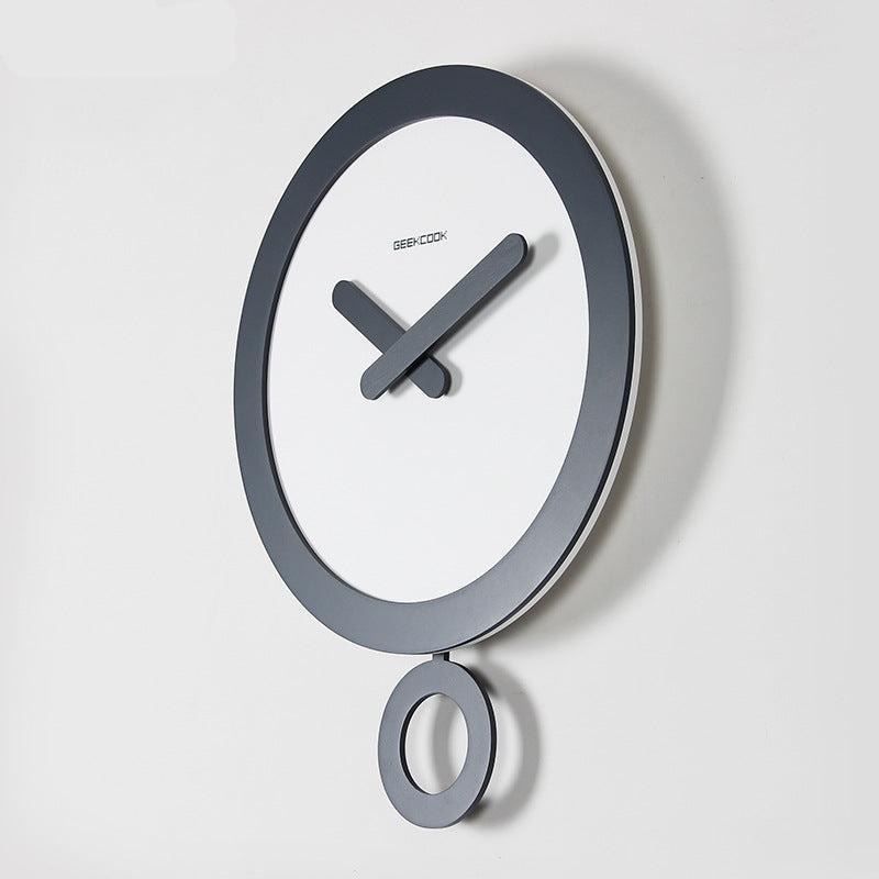 Modern Minimalist Pendulum Analog Clock