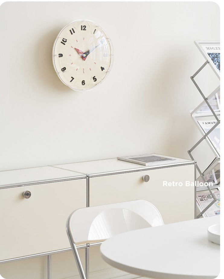 Balloon Shaped Silent Wall Decorative Clock for Kids Bedroom