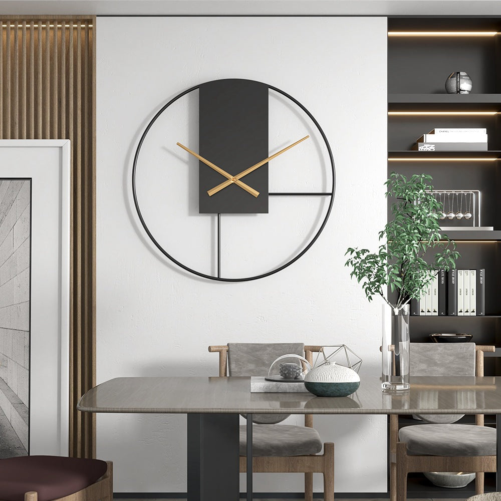 Nordic Modern Large Wall Clock for Livingroom 20 Inches