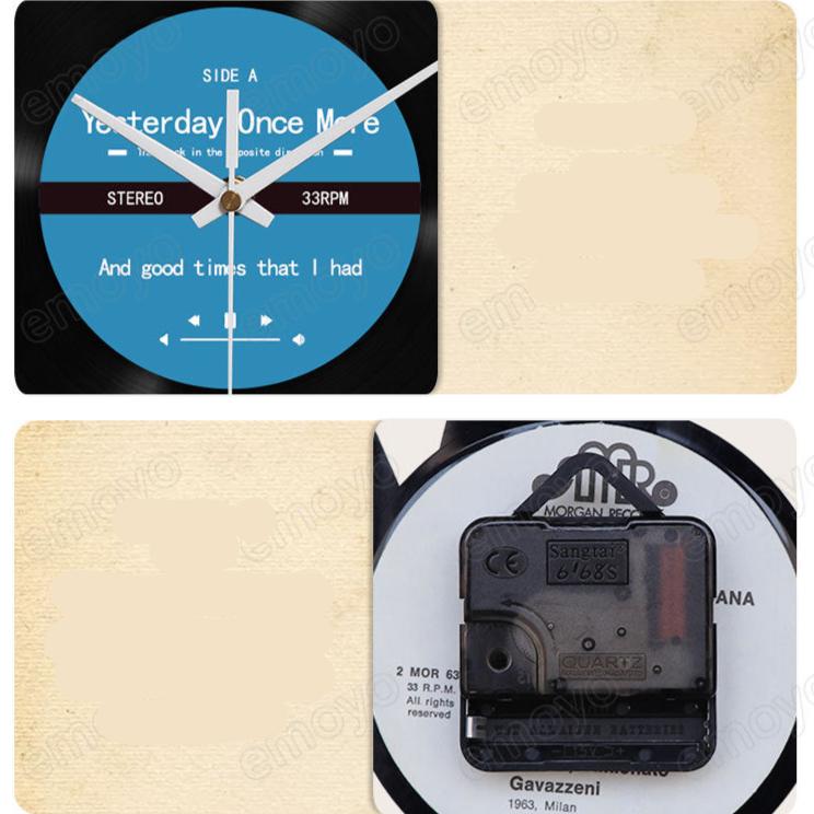 Creative Reverse Analog Silent Wall Clock