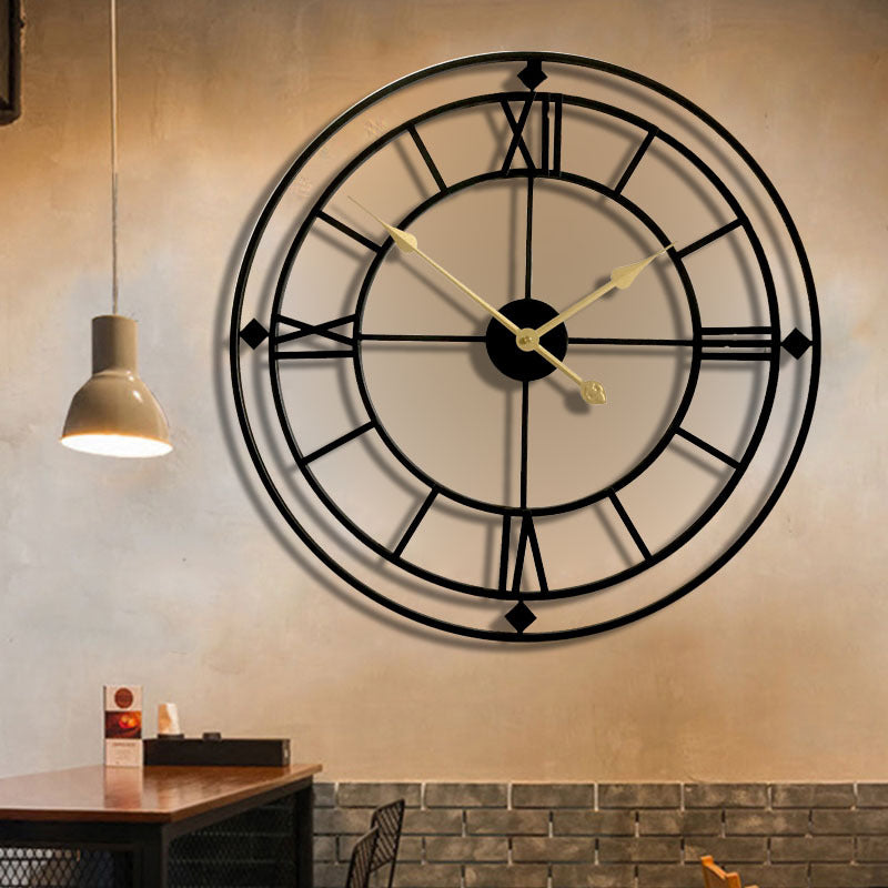 Roman Letters Decorative Big Wall Clock for Livingroom 20 Inches