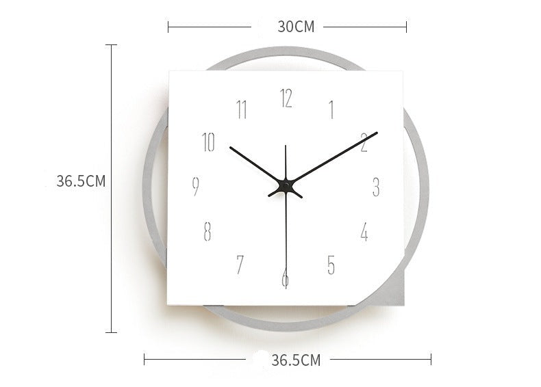 Unique Battery Operated Wall Clock for Living Room