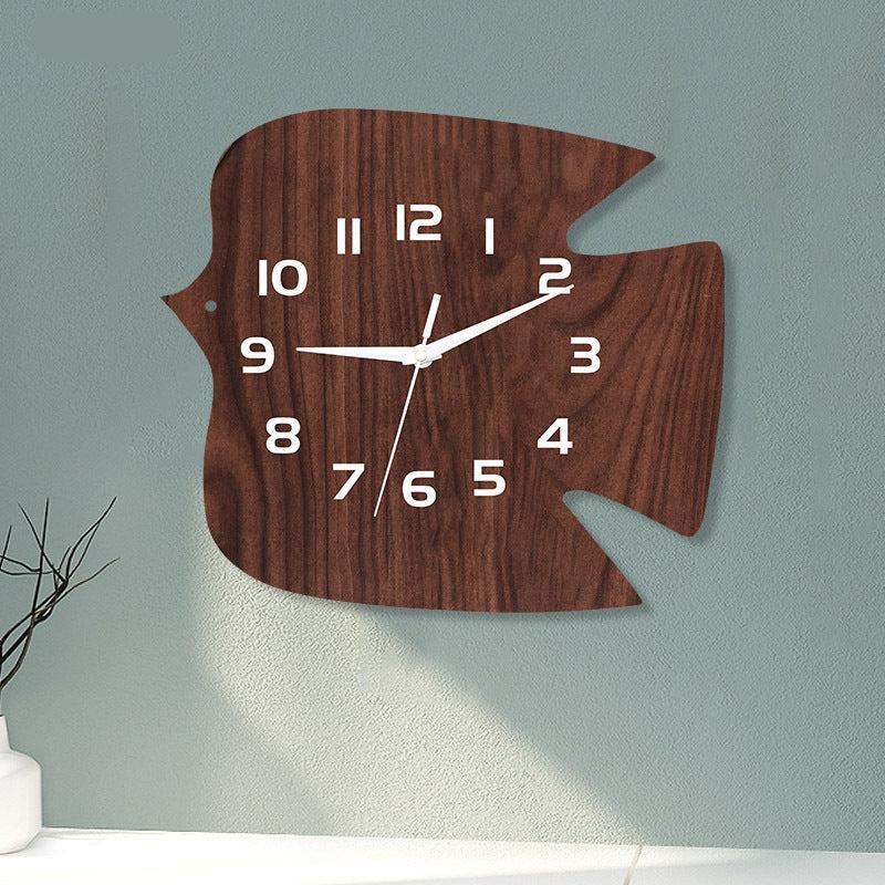 Bird Shaped Wall Décor Silent Clock