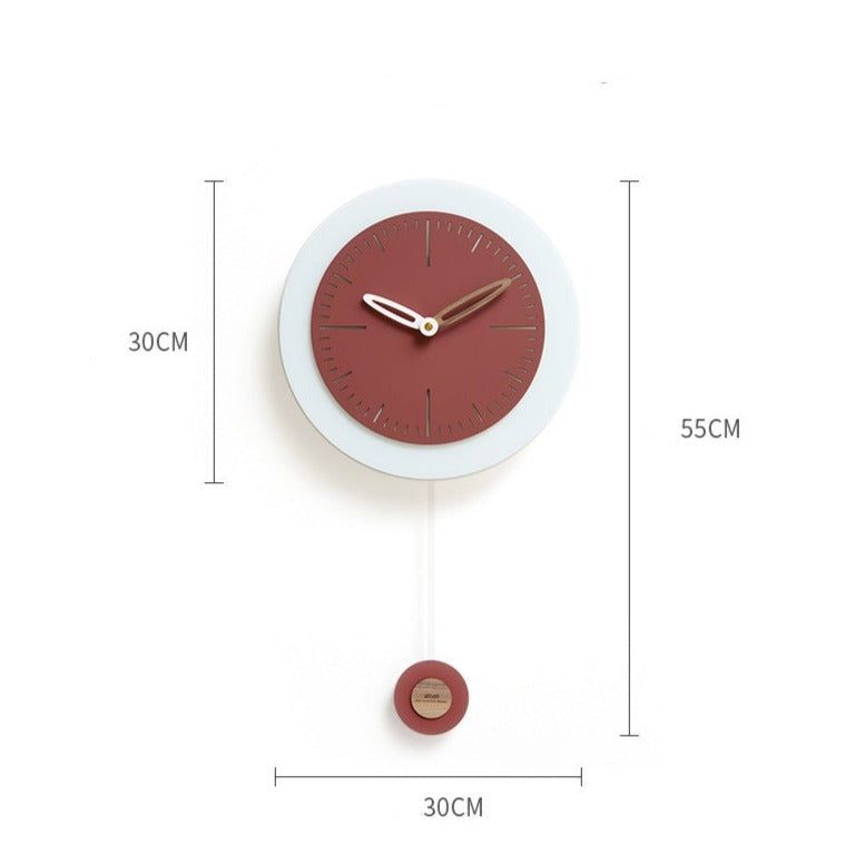 Pendulum Silent Wall Decoration Clock