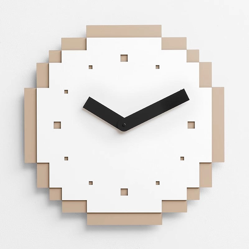 Creative Pixel Style Wall Décor Silent Clock