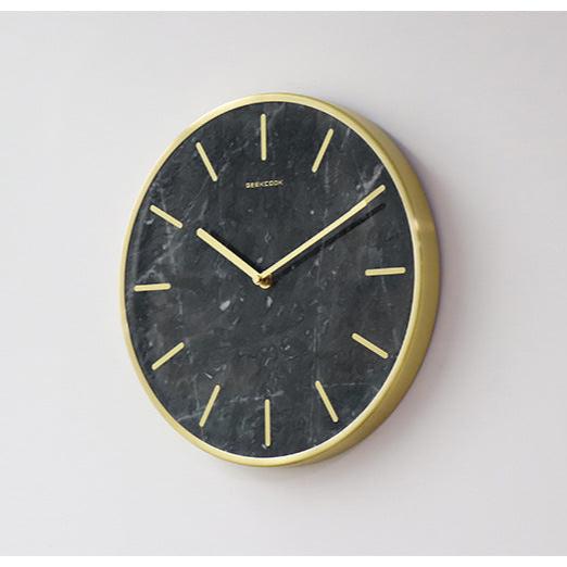 Natural Marble Pendulum Analog Wall Clock