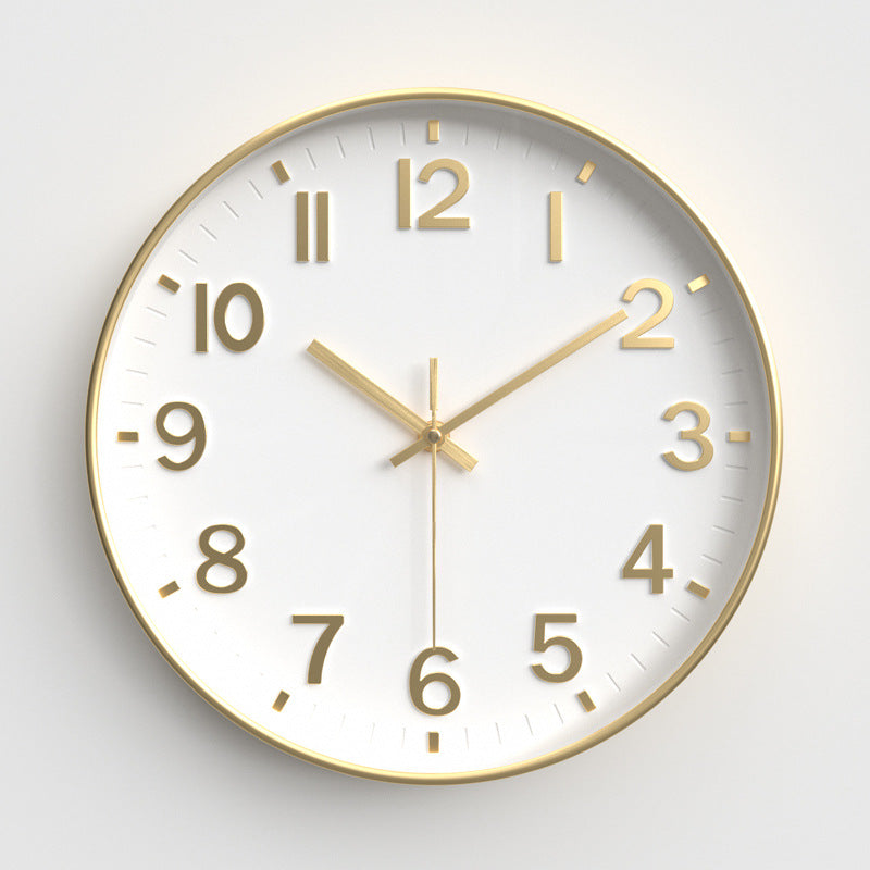 Simple Design Silent Classroom Wall Clock 12 Inches