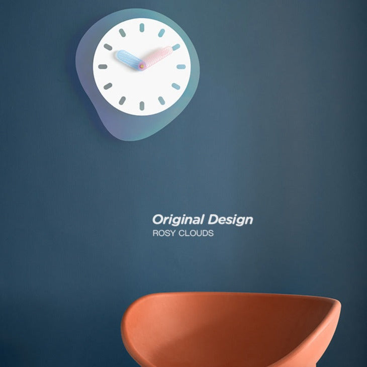 Nordic Irregular Silent Wall Clock for Study Room