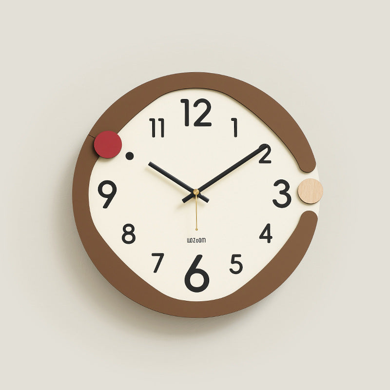Minimalistic Nordic Wall Décor Silent Clock