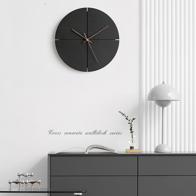 Minimalist Modern Silent Wall Decorative Clock for Livingroom