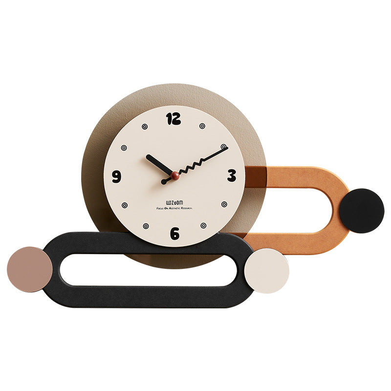 3D Long Decorative Wall Clock for Living Room