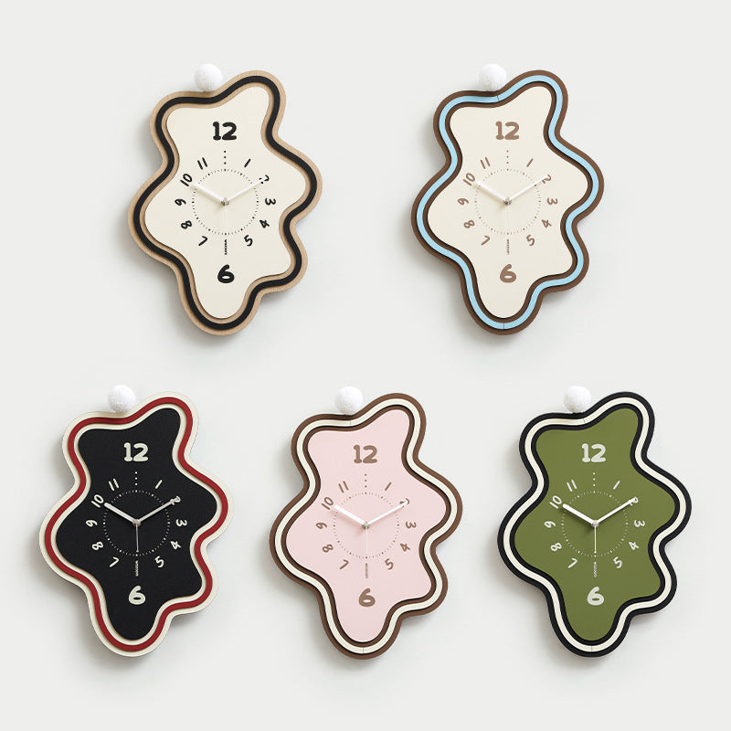 Creative Odd Shaped Wall Décor Silent Clock