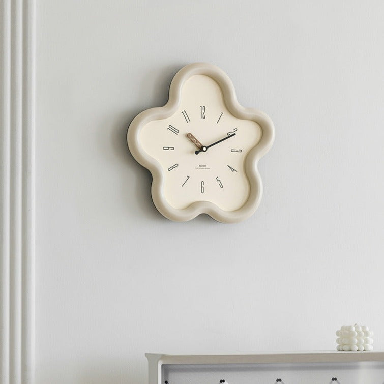 3D Flower Pendulum Clock for Bedroom