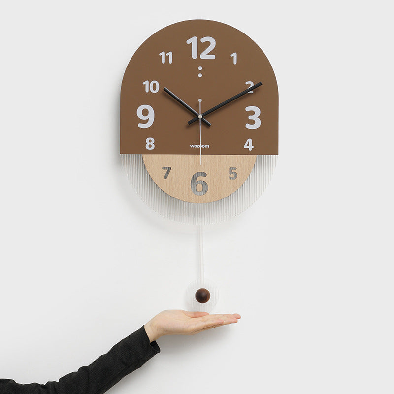 Modern Creative Round Wall Décor Silent Clock