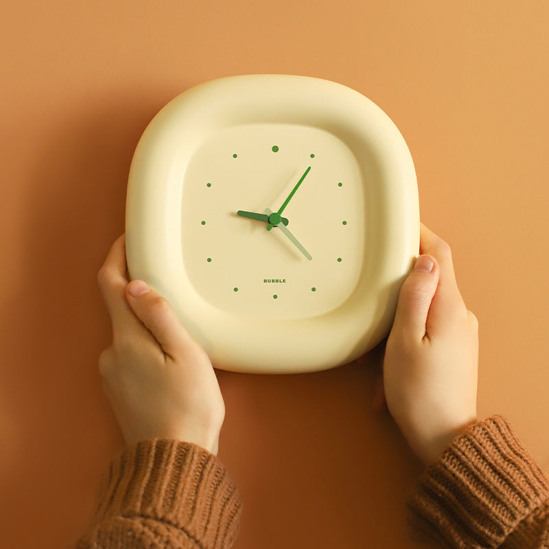 Cute Bubble Table and Wall Clock for Kids Room 7 inches