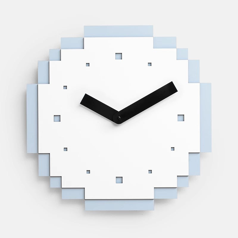 Creative Pixel Style Wall Décor Silent Clock