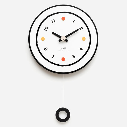 Minimalist Pendulum Silent Wall Decorative Clock for Livingroom