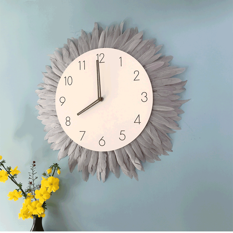 Loforay™ Nordic Roman Numerals Silent Wall Clock